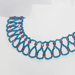 Necklace - Dentelle Tiara - Necklace - Laiton bronze